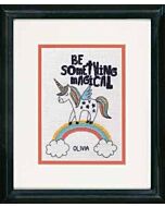 Dimensions borduurpakket geboortetegel be something magical 70-65218 telpatroon