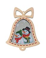 Orchidea borduurpakket sneeuwpop 6647 telpatroon incl. frame