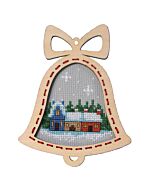 Orchidea borduurpakket huisjes 6649 telpatroon incl. houten frame