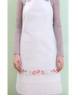 Rico Design keukenschort bloemen borduren in platsteek 67274.52.00