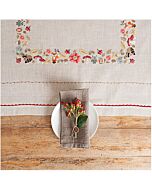 Rico Design borduurpakket bosdieren tafelkleed voorbedrukt in spansteek