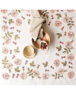 Borduurpakket voorbedrukt kleedje rozenbottel in kruissteek van Rico 68300.52.21