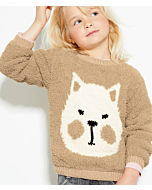 Phildar kinder trui breien van Phil Partner 3,5 & Douce (696, M3)