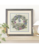 Dimensions borduurpakket Bloemenkrans 70-35427 telpatroon