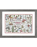 Dimensions borduurpakket Magie van het Bos 70-35430 telpatroon