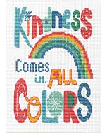 
Dimensions borduurpakket 'kindness comes in all colors' 70-65216 telpatroon