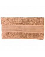 Rico Design baddoek met aida rand om te borduren bruin 740203.66