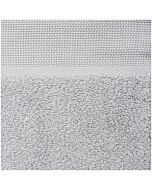 Rico Design washand met aida rand om te borduren licht grijs 740224.73