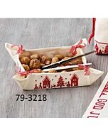 Permin borduurpakket Mandje met Huisjes 79-3218