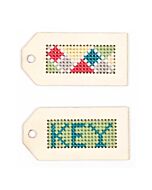 Rico Design borduurpakket houten sleutelhangers 2 st. 79511.52.00 telpatroon