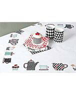 Borduurpakket voorbedrukt kleedje koffietafel in platsteek van Rico 79815.52.21
