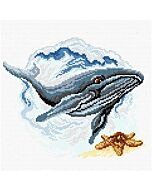 Orchidea borduurpakket walvis 8902 telpatroon