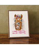 Permin borduurpakket I feel pretty.. 92-4137 telpatroon