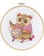 Permin borduurpakket 'de borduurster' 92-5116 telpatroon incl. borduurring