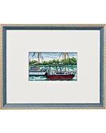 Permin borduurpakket Bootje varen 92-8422