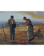 Seg the Paris voorbedrukte stramien l'Angélus (van Millet) borduren 926.03