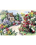 Seg de Paris voorbedrukt stramien/canvas de rozentuin 929.287 borduren