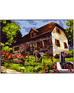 canvas het huisje van Seg de Paris 929.573 om te borduren 