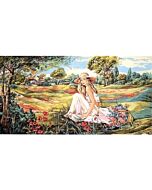 Seg de Paris voorbedrukt stramien het licht van de bloemrijke vallei 932.82 borduren