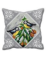 Orchidea kussenpakket vogels in dennenboom 9542 om te borduren.