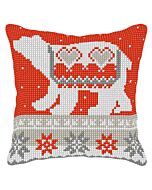 Orchidea kussenpakket ijsbeer met motief 9591 om te borduren