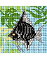 Orchidea borduurpakket koraalrifvis 9776 voorbedrukt, ideaal voor beginners.