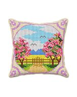 Orchidea borduurkussenpakket lente 99044 voorbedrukt