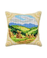 Orchidea borduurkussenpakket zomer 99045 voorbedrukt