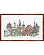 Borduurpakket Amsterdam Thea Gouverneur om te borduren 