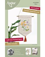 Anchor vrij borduurpakket bloemen wandhanger DFC006 