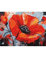 Luca-s borduurpakket 'Passion of Poppies' B7045 telpatroon 