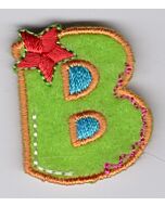 Fun letter B die u binnen 20-30seconden op uw tas of kleding strijkt.