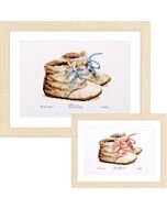 Babyschoentjes om te borduren Vervaco pn-0162101