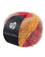 Lana Grossa Basta Mista kl.125 (wit paars)