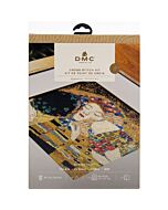 DMC borduurpakket The Kiss - Gustav Klimt telpatroon