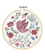 DMC borduurpakket  folk bird incl borduurring