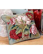 Ehrman borduurkussenpakket bloeiende rozen groen/Blooming Roses green