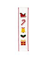 Crafty Kit borduurpakket boekenlegger kerst BM-013 telpatroon