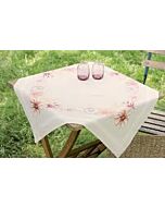  boeket met magnolia tafelkleed om te borduren