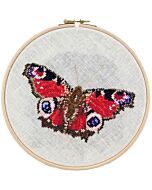Pako borduurpakket vlinder 212.352 borduren op linnen