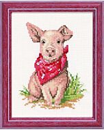 Pako borduurpakket grappig varkentje 210.810 borduren