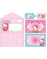 Borduurpakket 2 Borduurkaarten Hello Kitty van Vervaco pn-0161851