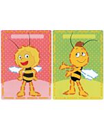 Borduurpakket 2 borduurkaarten Maya en Willy zeer makkelijk om te borduren.