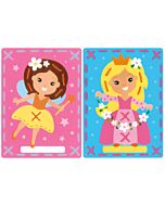 Borduurpakket 2 Borduurkaarten Prinses en de fee van Vervaco pn-0157764