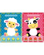 Borduurpakket 2 borduurkaarten schaap en koe vervaco pn-0157035