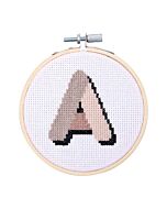 Borduurpakket alfabet van Rico Design 100124