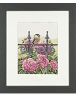 Borduurpakket achtertuin met mees van lanarte