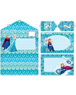 Borduurpakket Borduurkaarten set van 5 Frozen: Elsa en Anna van Vervaco pn-0166249