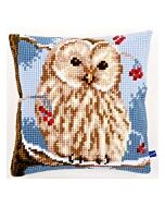 Borduurpakket borduurkussen Winteruil Vervaco PN-0155143 