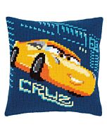 Borduurpakket Disney Cruz Cars kruissteekkussen  voorbedrukt Vervaco pn-0166448